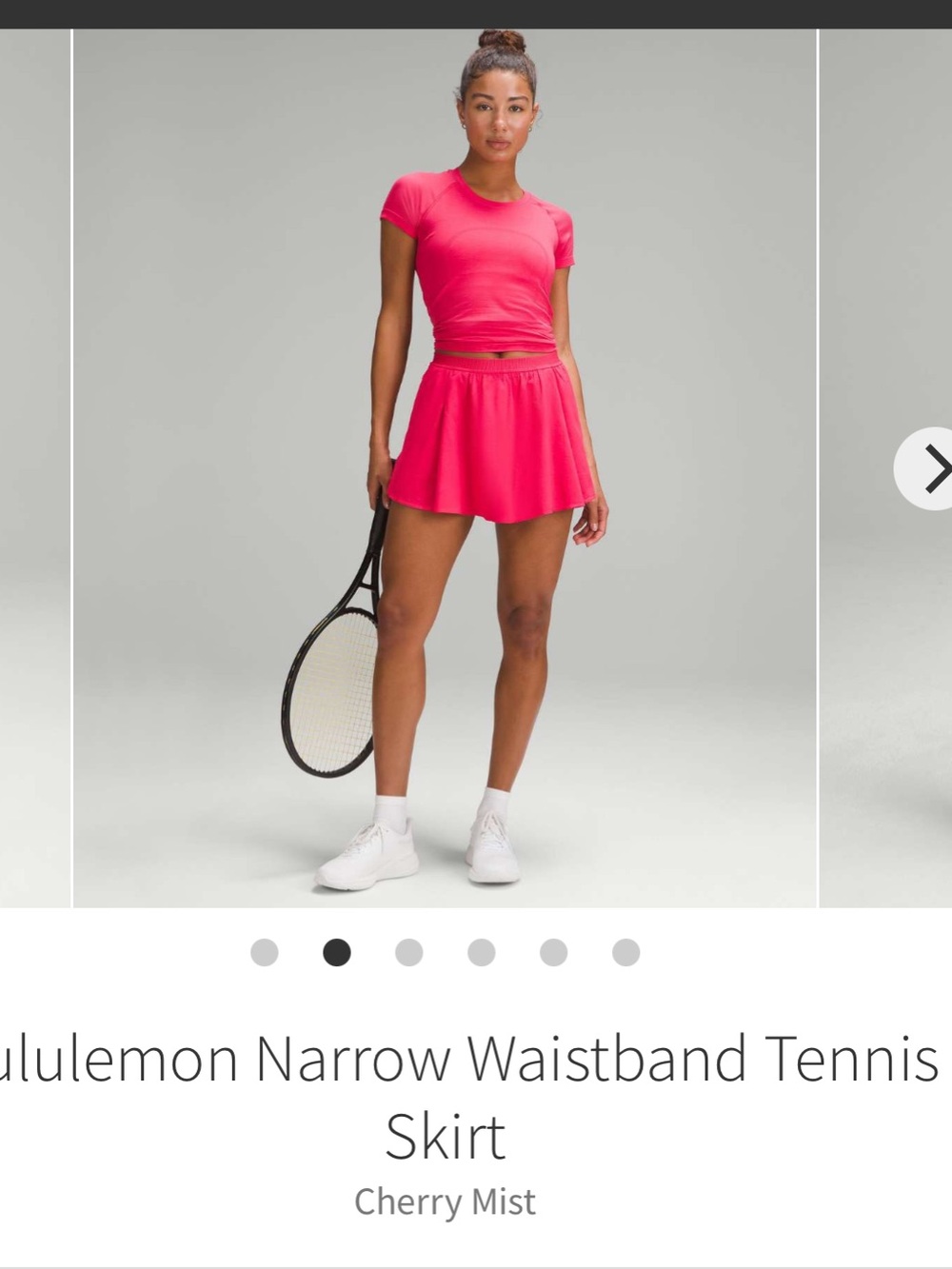 lululemon Narrow Waistband
Tennis Skirt Size4